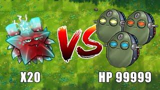 PVZ 1 Fusion Challenge!! 20 Fusion Plants VS Bowling King + EXTRA - Who Will Win?