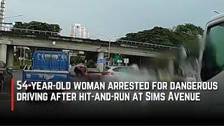 54-year-old woman arrested for dangerous driving after hit-and-run at Sims Avenue