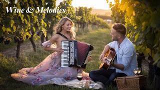 ICONIC MELODIES ON GUITAR AND ACCORDION | ROMANTIC & CLASSICAL VIBES