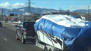 Snow On Boat