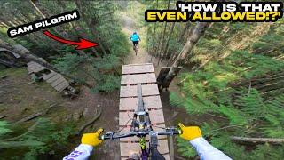 This Bikepark is WILD!  Unknown Downhill Laps with Sam Pilgrim