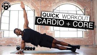 5 Minute | QUICK WORKOUT | Cardio + Core