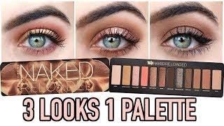 3 Looks 1 Palette | NEW Urban Decay Naked Reloaded Palette