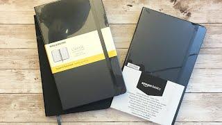 Moleskine Vs Amazon Basics - Hardcover Grid Page Notebooks