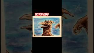Rodan Sketch Card. #rodan #toho #godzilla #kaiju #monster #sketchcard #art #ZAC
