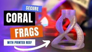 How to Secure Coral Frags Easily in the Sand! Printed Reef