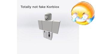 Fake korblox pants be like…