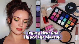 Trying NEW & Hyped Up Makeup! Danessa Myricks, Saie, YSL… | Julia Adams