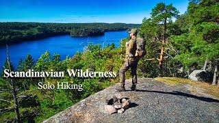 Solo Backpacking Through The Land of Vikings || Solo Hiking Film || Ågelsjön