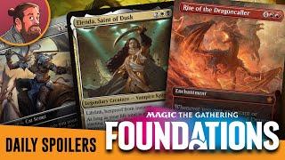 Mythic Dragon Enchantment, Elenda Returns, Best Cat Ever? | Foundations MTG Spoilers