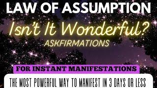 Works So Fast It's Scary  ️ ASKFIRMATIONS Meditation|  NEVILLE GODDARD | LAW OF ASSUMPTION