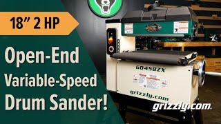 Sanding Made Easy: G0458ZX 18" Drum Sander | Ultimate Precision & Portability