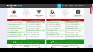 FantasyLabs Tutorials - MLB - Lineups