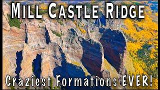 Mind Blowing Rock Castles, Mill Castle Ridge, Gunnison Colorado