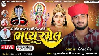 LIVE શ્રી.ગોગા સધી ચેહરમાંની ભવ્ય રમેલ આખોલ  || Sedha Kamodi , BHavesh Ranpur || Ma Bon Studio....