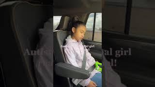 Autistic non verbal girl ready for school  #autismawareness #viral #shorts