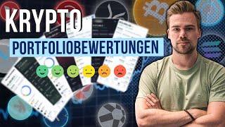 Katastrophe bis solide | Portfoliobewertungen