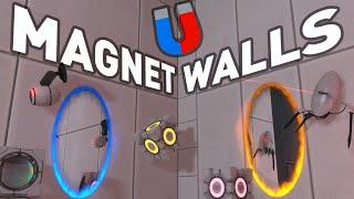 Portal 2 but the Walls are Magnetic