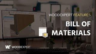 Bill of materials I BOM | WOODEXPERT features