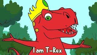 I am T-Rex Song + Baby Shark Doo Do + Squirrel Tail + Kid & family friendly Songs by Fun For Kids TV