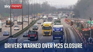 M25 closure: Motorway to shut between junctions 10 and 11 over weekend