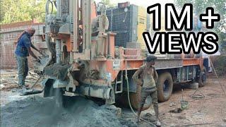 Borewell Drilling | 220 Foot Amazing Water | Amazing Borewell Drilling Step By Step