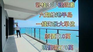 碧桂園十里銀灘第六期維港半島前排大平層海景單位開發商做活動直降40幾萬#大灣區樓市 #退休生活 #碧桂園十里銀灘 #碧桂園