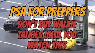 Prepper Radios for SHTF - Your Baofeng UV-5R or walkie talkies aren't going to save your life