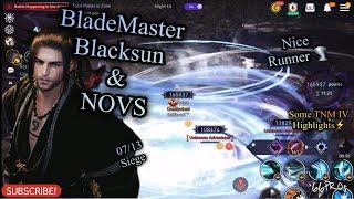 Black Desert Mobile ️BLADE MASTER️ BS & NOVS, Easy Hit and Run Stategy, 07/13 TNM IV & Siege War 