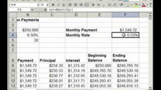 How to make a Fixed Rate Loan/Mortgage Calculator in Excel