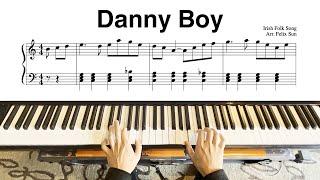 Danny Boy (beautiful EASY piano solo) - Irish Folk Song