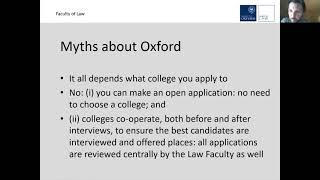 Applying to Oxford / Law - March 2021