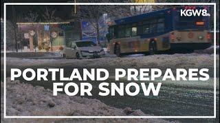 Portland prepares for expected week of snow