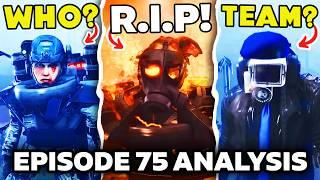 CAMERAMAN & SKIBIDI TOILETS TEAM UP?!  -  EPISODE 75 ALL Easter Egg Analysis Theory