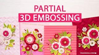 Partial Embossing & NEW 3D Embossing Folders Spellbinders