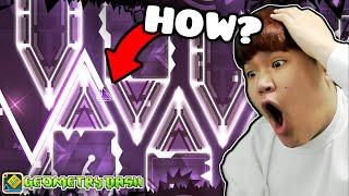 I tried WORLD'S DUMBEST CHALLENGE... (Denouement 100%) | Geometry Dash