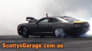 KILLA-B Camaro Hits the Burnout