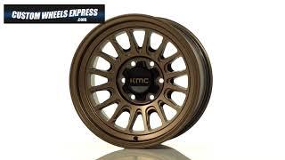 KMC Impact OL KM724 Matte Bronze Custom Wheel Spin