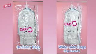 TAILI Hanging Vacuum Storage Bags Display for Clothes, Jackets, Dresses, Coat