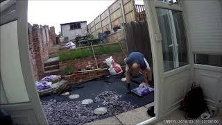 Laying my Garden Slate with Barry Roberts June 2020