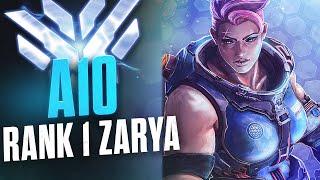 INSANE RANK 1 ZARYA "A10" - ZARYA GOD - Overwatch Montage