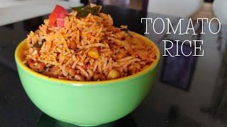 How To Make Tomato Rice | No Onion And No Garlic Recipe | Jain Friendly Recipe | Vegan Recipe