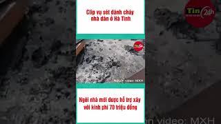 Clip vụ sét đánh cháy nhà dân ở Hà Tĩnh: Ngôi nhà mới được hỗ trợ xây với kinh phí 70 triệu đồng