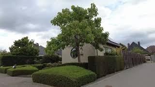 Wealthy village in Belgium. 4K street walking tour.