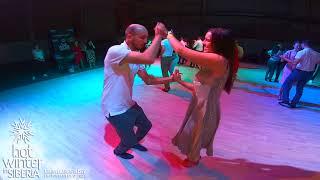 Sensual bachata & Bachata dominicana / Andrey Korzun & Alina @ Hot Winter in Siberia