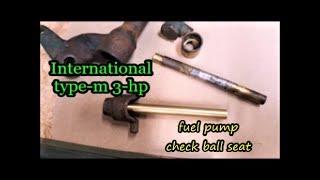 International Engine 3 hp type m fuel pump check ball seat