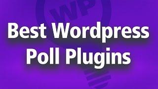 Best Wordpress Poll Plugins - How to add a poll widget