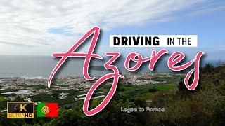 4K Driving in the Azores: Lagoa to Furnas Lake