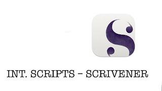 Scriptwriting in Scrivener