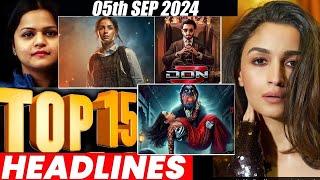 Top 15 Big News of Bollywood | 5th SEPTEMBER 2024 | Salman Khan , Ramayana, Sunny Deol